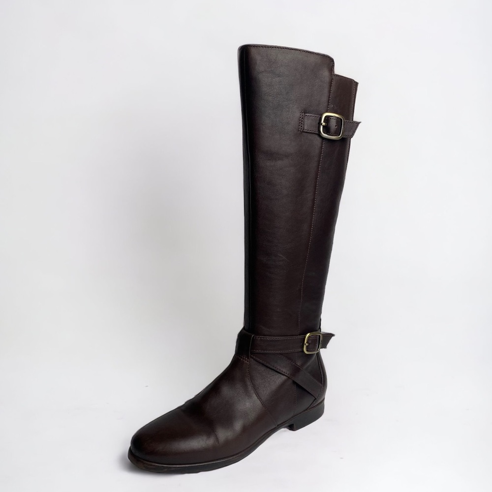 UGG Brown Leather Riding Boots